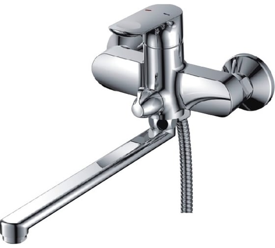 Изображение товара Смеситель для ванны LEDEME картридж диаметр 35 мм, длинный излив L-30 L2260 806202