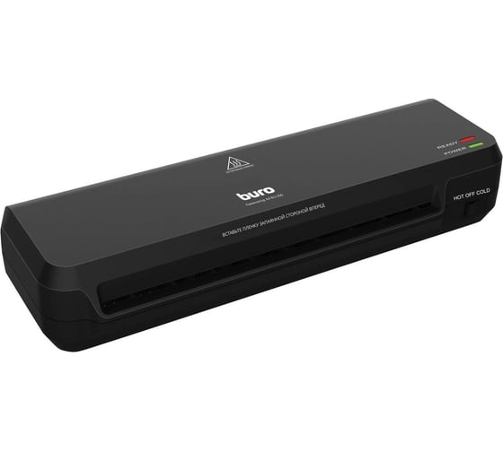 Изображение товара Ламинатор BURO BU-L290 черный, A4, 70-125 мкм, 30 см/мин, 2 вала, холодное ламинирование, ламинирование фото 1905180