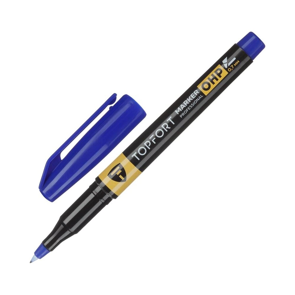Изображение товара Маркер для глянцевых поверхностей Topfort OHP 0,7 мм синий