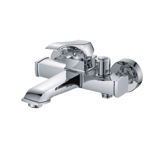 Изображение товара Смеситель для ванны LEDEME картридж диаметр 35 мм, короткий излив, шаровый переключатель душа L3242 65801