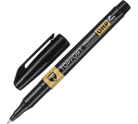 Изображение товара Маркер для глянцевых поверхностей Topfort OHP 0,7 мм черный 1660268