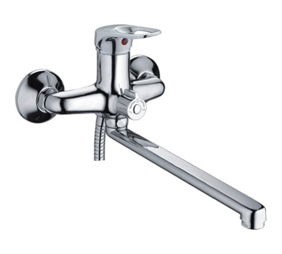 Изображение товара Смеситель для ванны LEDEME картридж диаметр 35 мм, длинный излив L30F, дивертор в корпусе L2237 65679