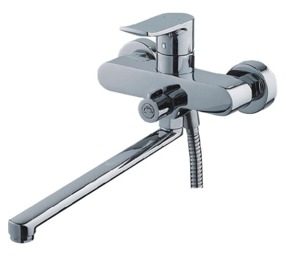 Изображение товара Смеситель для ванны LEDEME картридж д.35 мм длинный излив L30F дивертор в корпусе L2234 65681