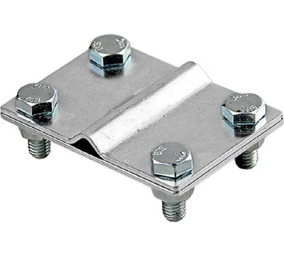 Изображение товара Соединительный зажим Protectpro полоса-круг (3 пластины 70x70 мм), нерж 6006Inox