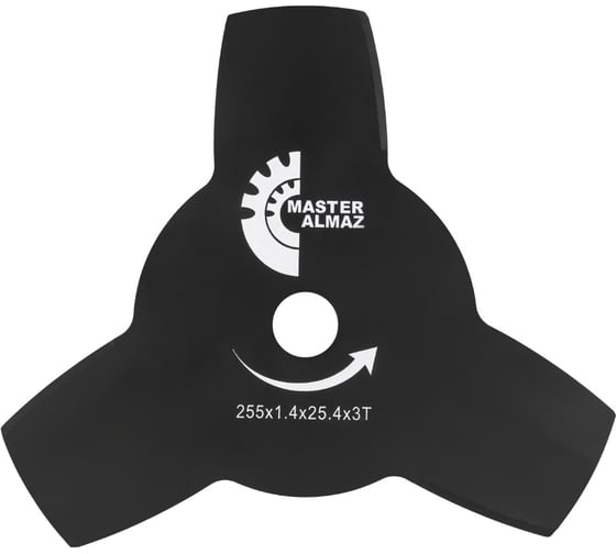 Изображение товара Нож для триммера (255х25.4х1.4 мм; 3 лезвия) МастерАлмаз 10505252