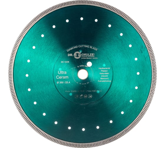 Изображение товара Диск алмазный Ultra Ceram (350х25.4 мм) DR.SCHULZE TS25000232