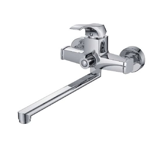 Изображение товара Смеситель для ванны LEDEME картридж 35 мм, длинный излив L-30, дивертор в корпусе L2242 805837