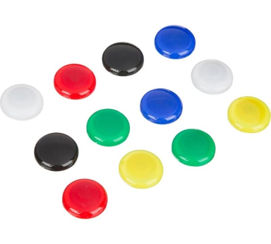 Изображение товара Магнитный держатель для досок Attache 30 мм, 12 шт., ассорти 1722253