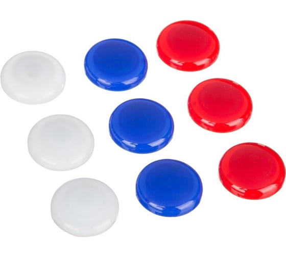 Изображение товара Магнитный держатель для досок Attache Триколор, 30 мм, 9 шт., ассорти 1722254