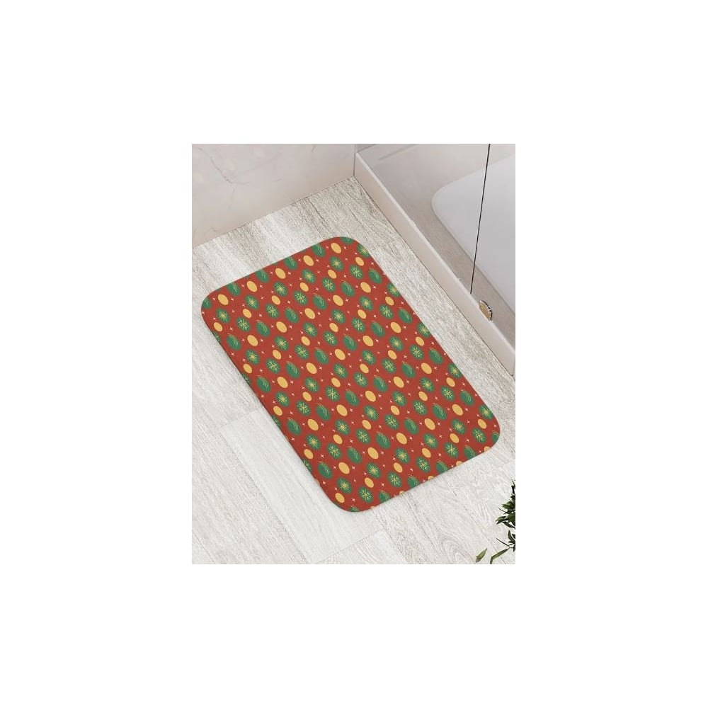 Изображение товара Противоскользящий коврик для ванной JOYARTY 60x100 см "Рождественское сияние"