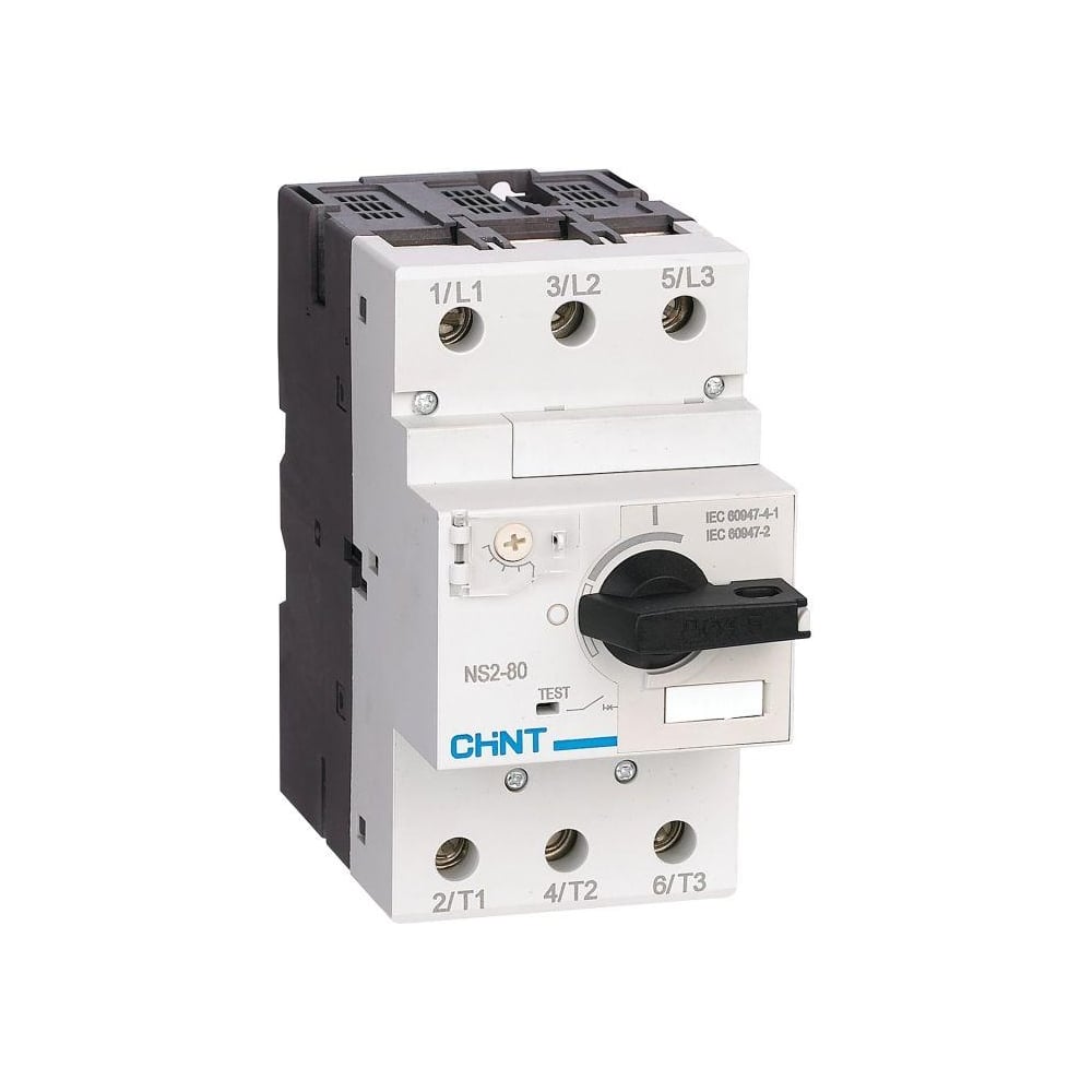 Изображение товара Автоматический выключатель для защиты двигателя CHINT 23-32А NS2-80 с поворотной ручкой