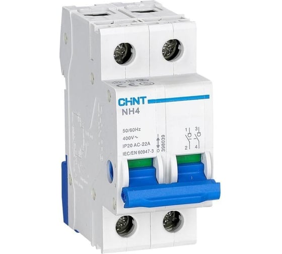 Изображение товара Выключатель нагрузки CHINT 2п 100А NH4 (R) 398039