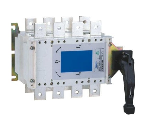 Изображение товара Перекидной рубильник CHINT 3п NH40-1600/3CSW 1600А 3 положения I-0-II выносная рукоятка управления 393397