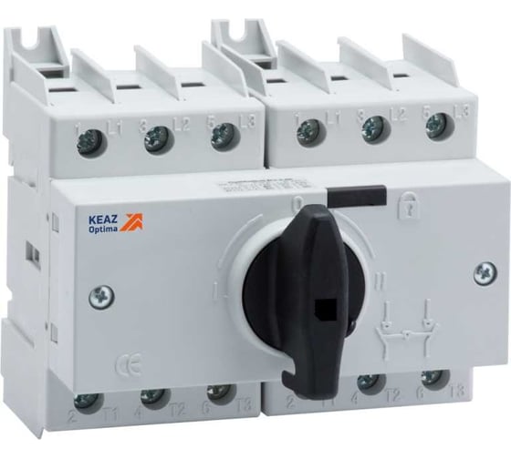 Изображение товара Выключатель-разъединитель КЭАЗ реверсивный OptiSwitch DI-100-3C 332083