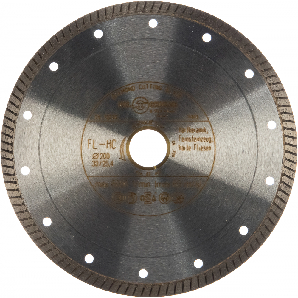 Отрезной алмазный диск Dr.Schulze алмазный диск по керамической плитке messer