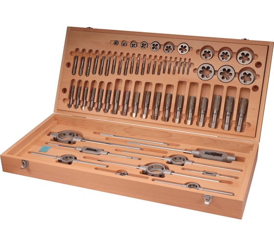 Изображение товара Набор метчиков и плашек VOELKEL M5-M30 HSS-G 62 предмета V48007