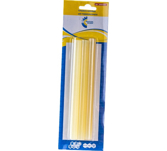 Изображение товара Стержни клеевые (6 шт; 11.2х150 мм) для термопистолета МастерАлмаз 10503685