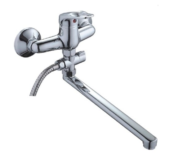 Изображение товара Смеситель для ванны LEDEME картридж д.35 мм длинный излив L-30 L2137 806380