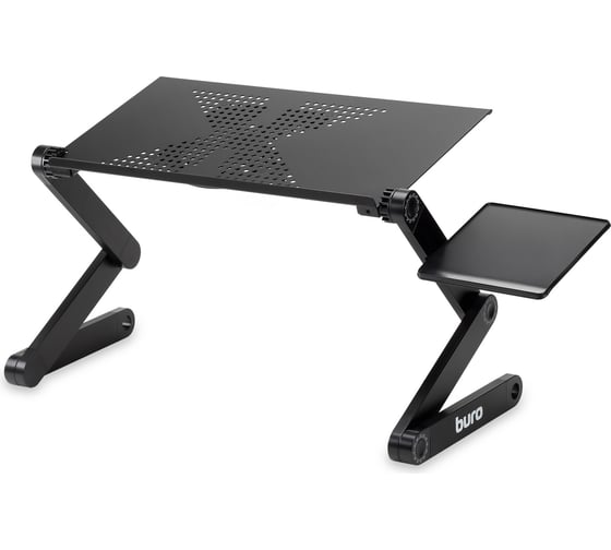 Изображение товара Стол для ноутбука BURO BU-803 складной, столешница металл, черный, 48x48x26 см 1437192