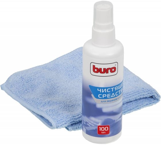 Изображение товара Чистящий набор BURO BU-S/MF салфетки+гель, для экранов и оптики блистер, 100 мл 817428
