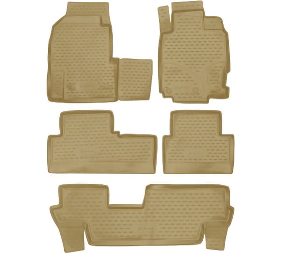 Изображение товара Коврики в салон Element Honda Odyssey RA6 JDM 12/1999-09/2003, правый руль, 3 ряда, 5 шт. NLC.18.20.212k