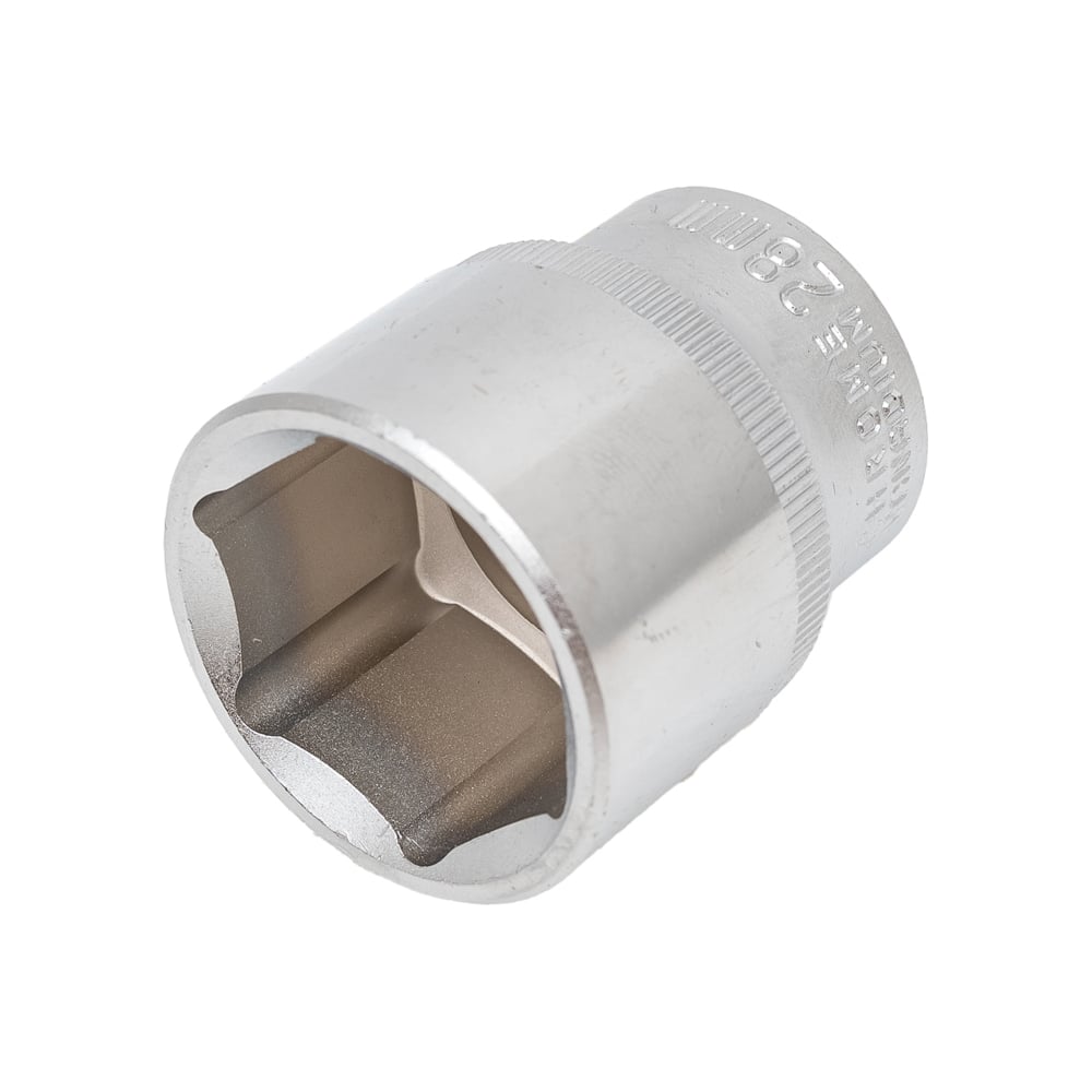 Изображение товара Головка 6-гранная 28 мм 1/2"DR GeeTee 07-4128-5 профессиональный инструмент