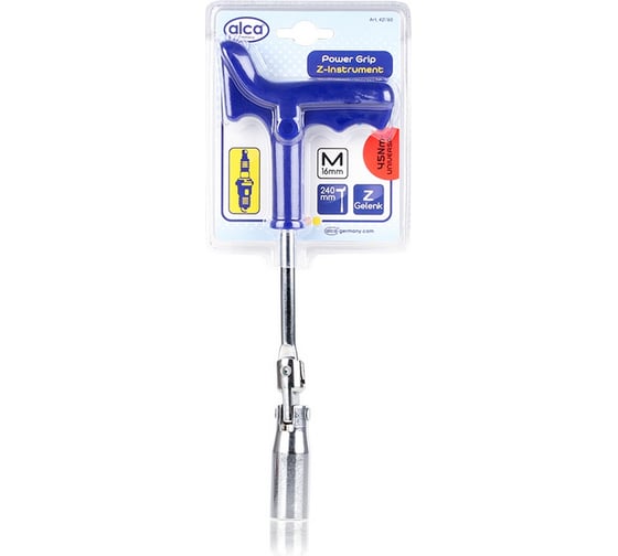 Изображение товара Свечной ключ Alca усиленный, 16 мм 421160