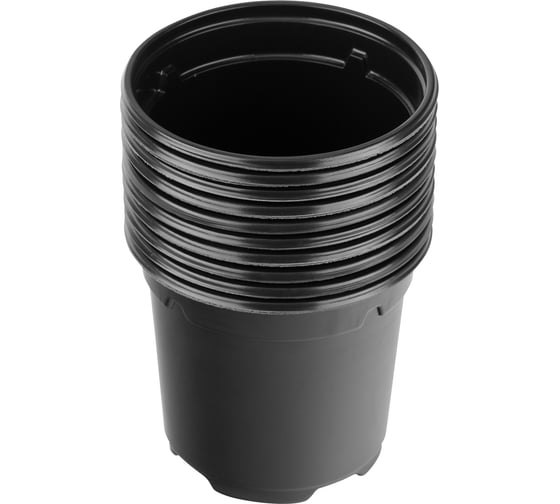 Изображение товара Горшочек для рассады Без бренда 90 х 80 мм, полистирол, 10 шт. 64343