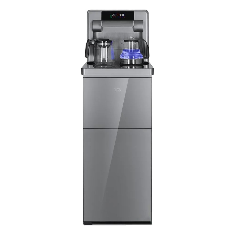 Изображение товара Кулер ECOTRONIC TB50-LNA серый с чайным столиком, напольный, 220 В