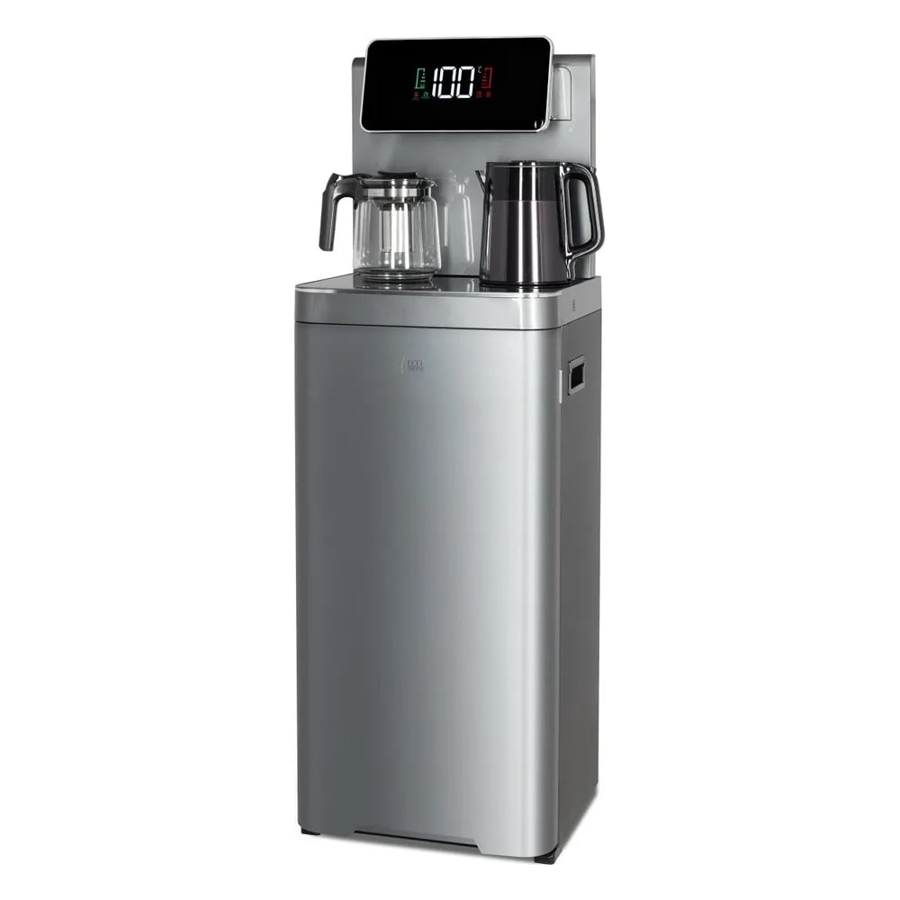 Изображение товара Кулер ECOTRONIC TB45-LE graphite с чайным столиком, электронный нагрев и охлаждение