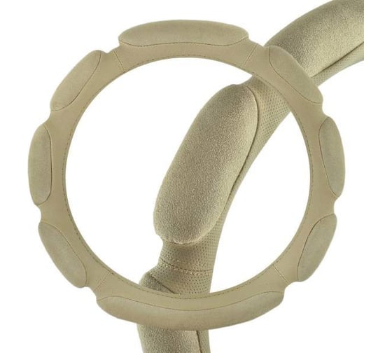 Изображение товара Оплетка SKYWAY Sponge classic 8 подушечек, L, бежевая, замша S01101037