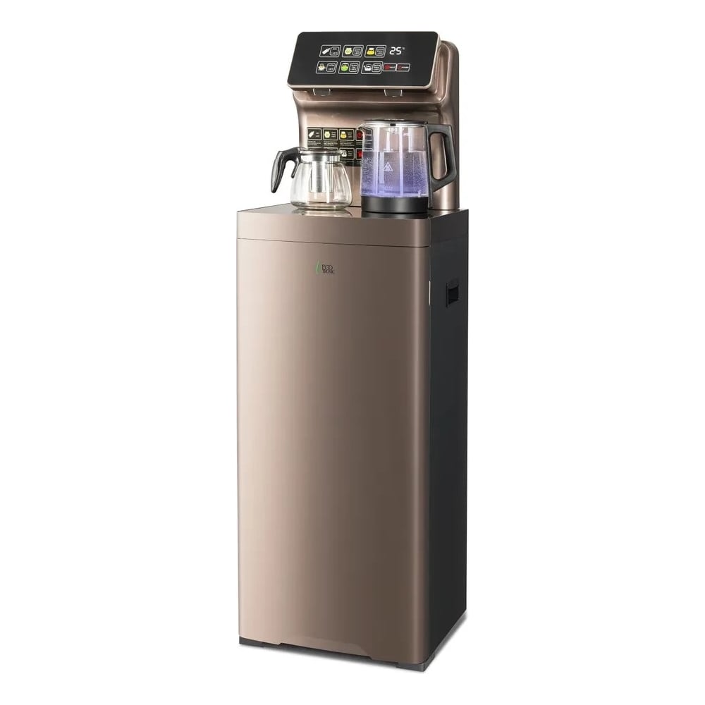 Изображение товара Кулер ECOTRONIC TB15-LNR Gold с чайным столиком нагрев 1000 Вт напольный