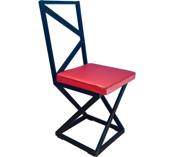 Изображение товара Стул NEW VICTORIA Лофт черный-красный 12526