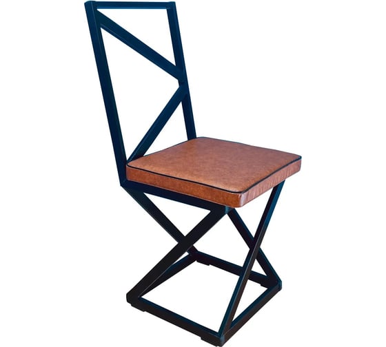 Изображение товара Стул NEW VICTORIA Лофт черный-коричневый 12522