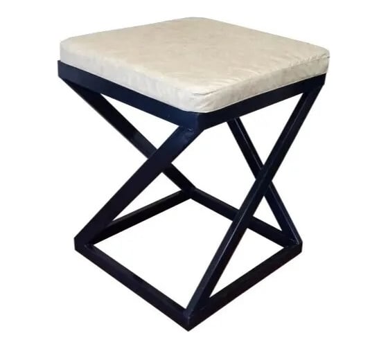 Изображение товара Табурет NEW VICTORIA Лофт черный-бежевый 07990