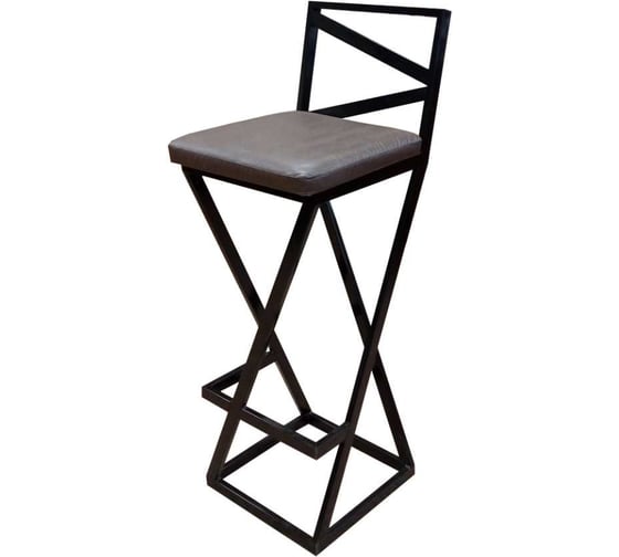 Изображение товара Барный стул NEW VICTORIA "Лофт" черный-шоколад 8521