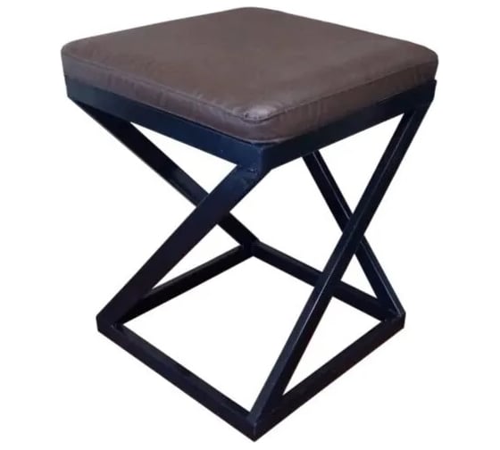 Изображение товара Табурет NEW VICTORIA Лофт черный-шоколад 07987