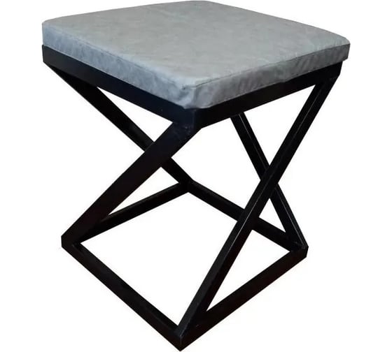 Изображение товара Табурет NEW VICTORIA Лофт черный-серый 07991