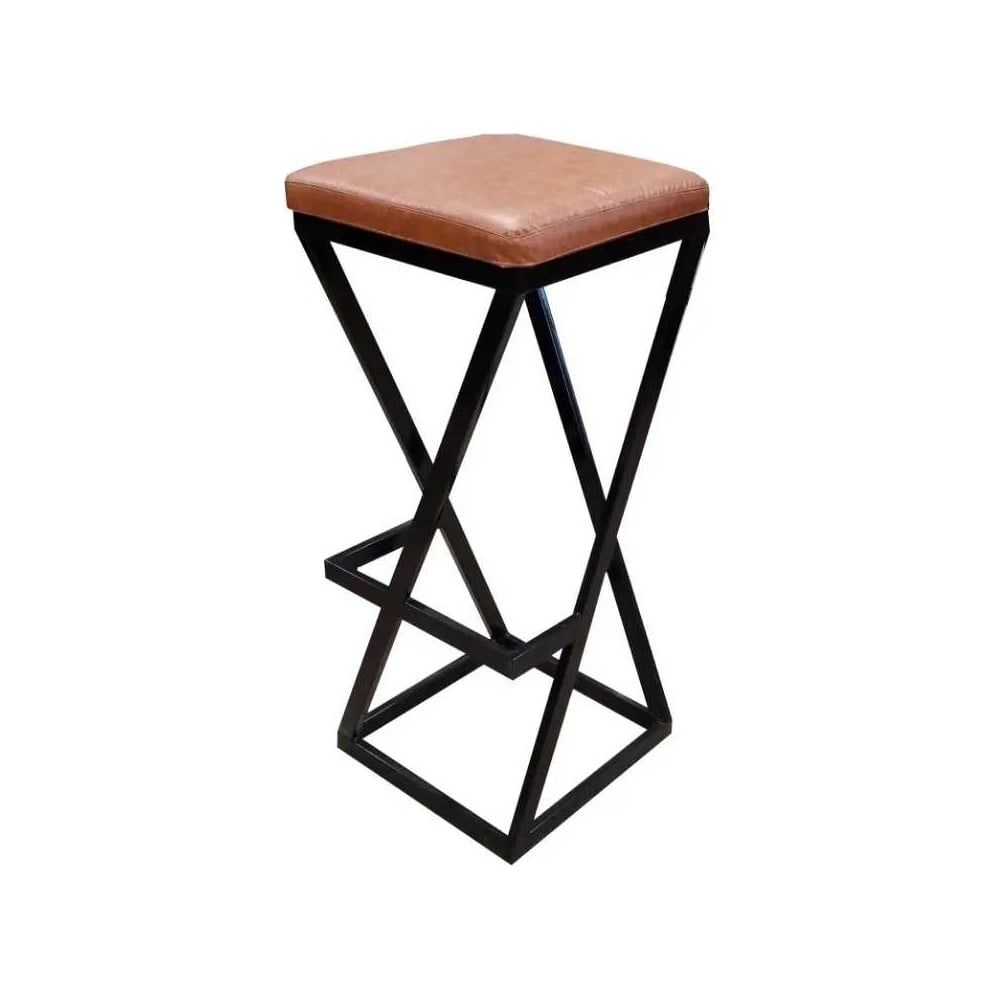 Изображение товара Барный табурет NEW VICTORIA Лофт черный-коричневый 982 стильный и прочный