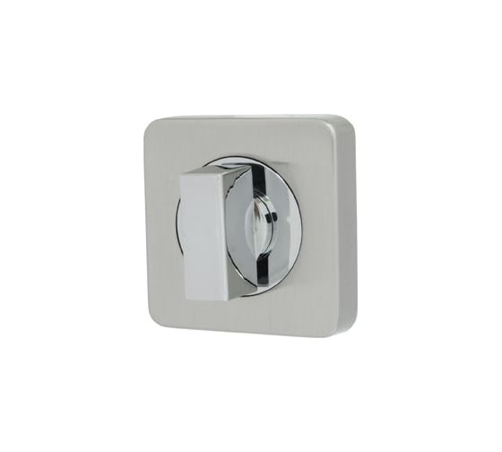 Изображение товара Поворотная ручка ARMADILLO WC-BOLT BK6/SQ-21SN/CP-3 матовый никель/хром 20423