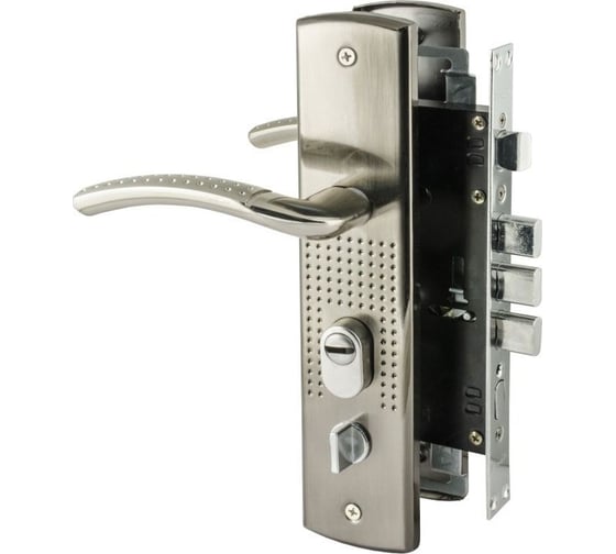 Изображение товара Врезной замок НОРА-М N200 96 правый мат. никель 15557