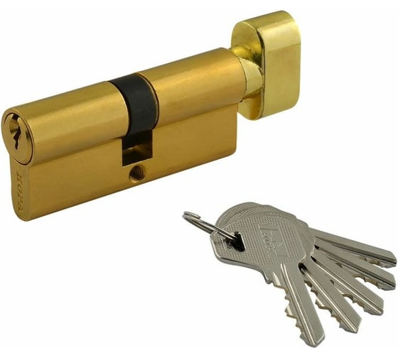Изображение товара Цилиндровый механизм НОРА-М ЛУВ-70 35-35 латунь 5334