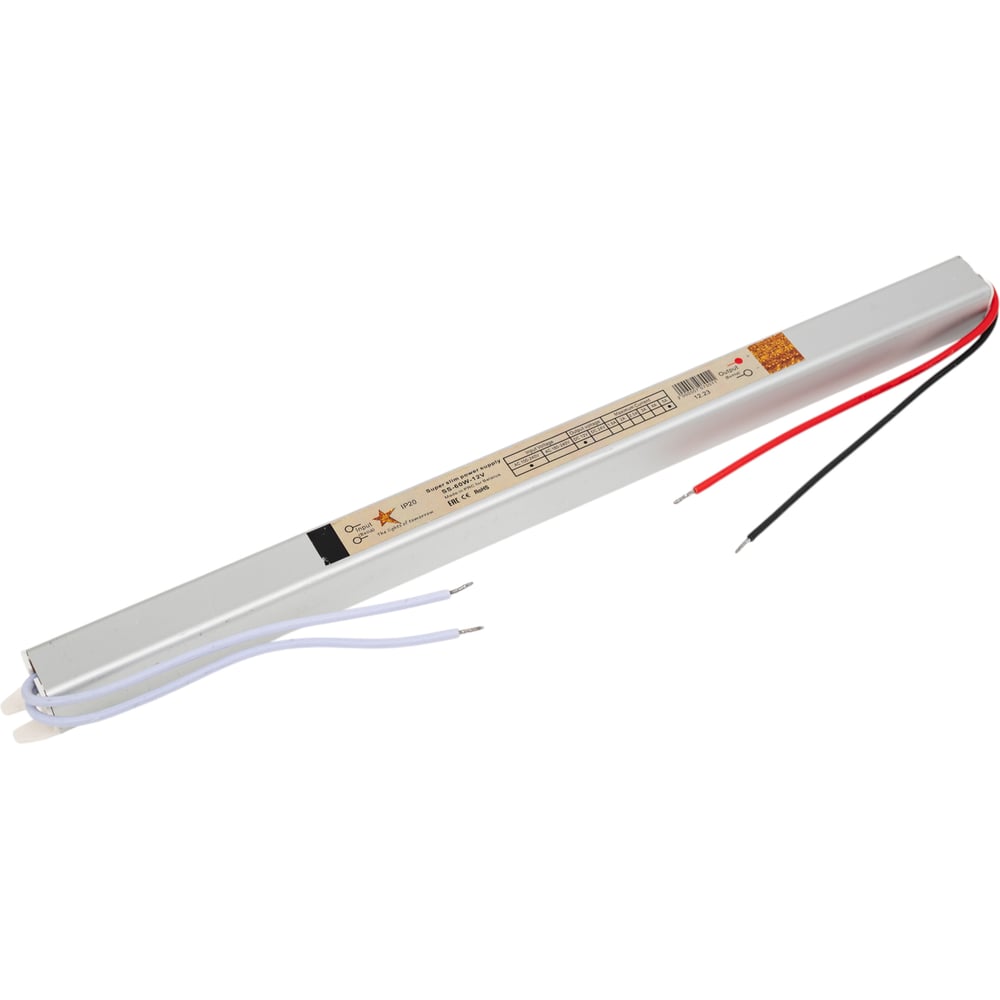 Изображение товара Блок питания GS Star SLIM SS-60w-12v для светодиодных лент