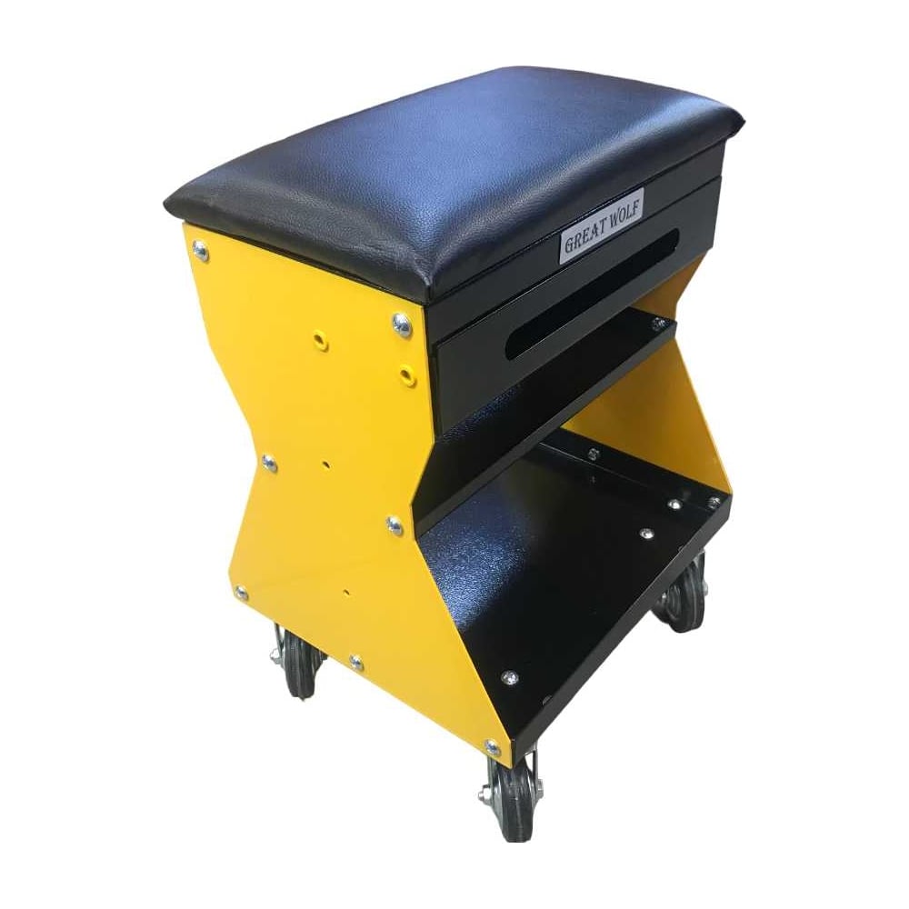 Изображение товара Ремонтный стул Great Wolf GWT-Y1 желтый профессиональный кресло с колесами