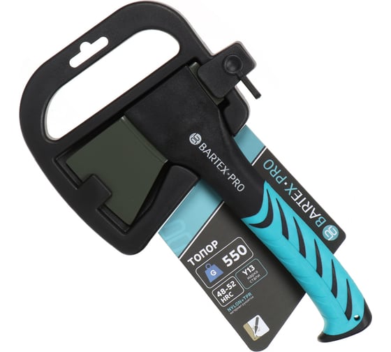 Изображение товара Универсальный топор BARTEX фибергласовая рукоятка, обрезиненный, 0.55 кг 364690