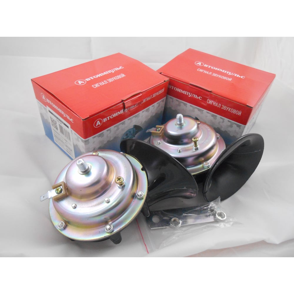 Изображение товара Звуковой сигнал Autoimpuls газ паз 12в комплект улитка 06.1212 для автомобиля