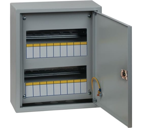 Изображение товара Распределительный навесной щит EKF ЩРН-18 пластиковый замок 350х300х120 IP31 PROxima mb21-18n