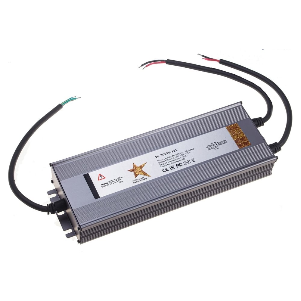 Изображение товара Герметичный блок питания GS Star W-300w-12v IP67 для LED, влагозащита Изображение товара Герметичный блок питания GS Star W-300w-12v IP67 для LED, влагозащита