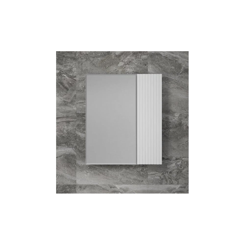 Изображение товара Зеркальный шкаф Style Line "Стокгольм" 60 см, белый рифленый