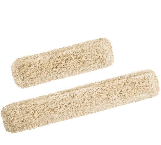 Изображение товара Плоская МОП насадка Vileda Professional 100 см для швабры-рамки, карманы, хлопок "ДастМоп" 118104/118103 12434 602135